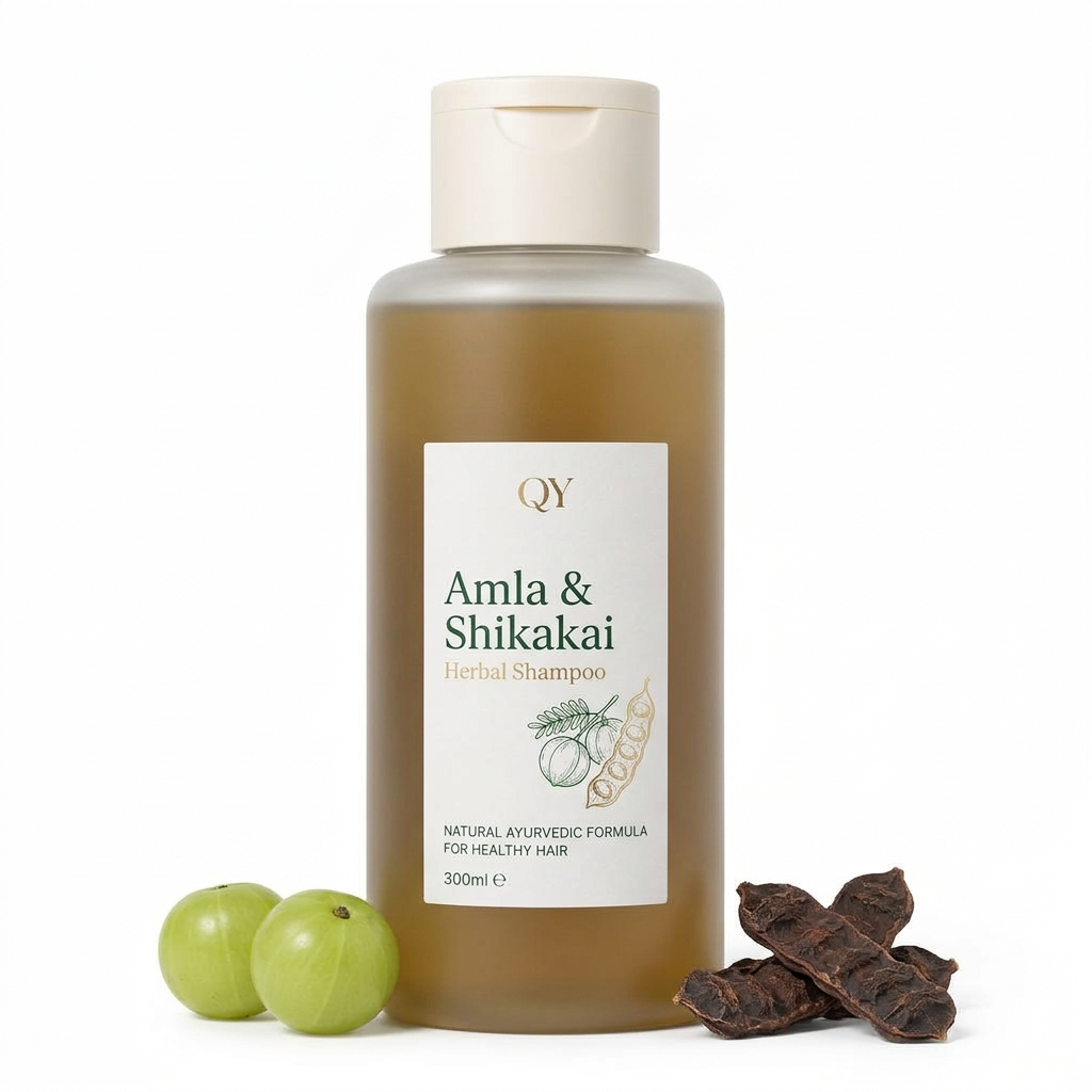 Amla & Shikakai Herbal Shampoo — QY private label
