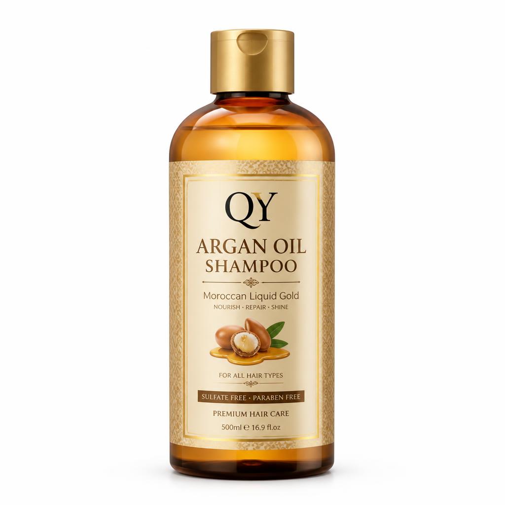 Argan Oil Shampoo — QY private label packaging
