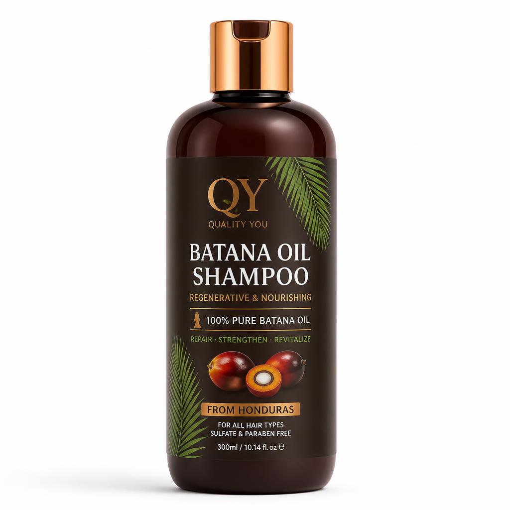 Batana Oil Shampoo — QY private label packaging