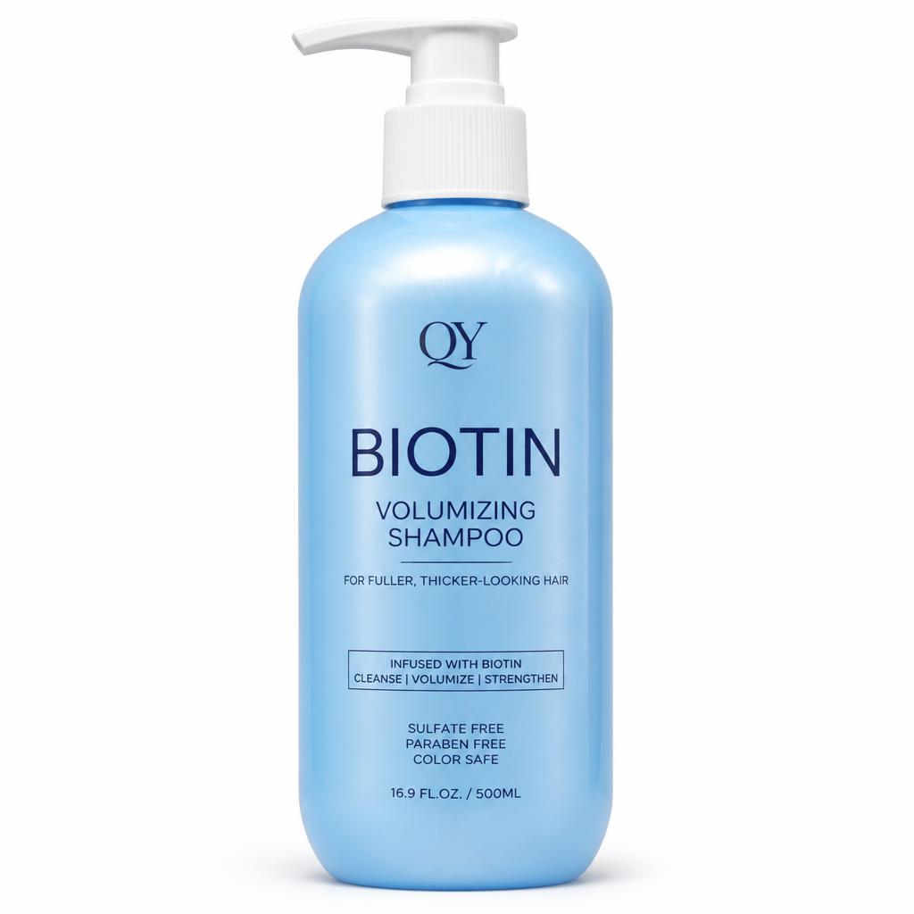 Biotin Volumizing Shampoo — QY private label packaging