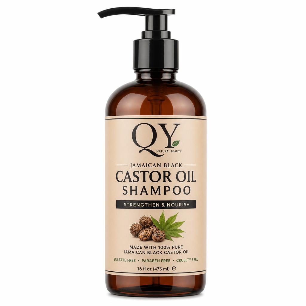 Jamaican Black Castor Oil Shampoo — QY private label packaging