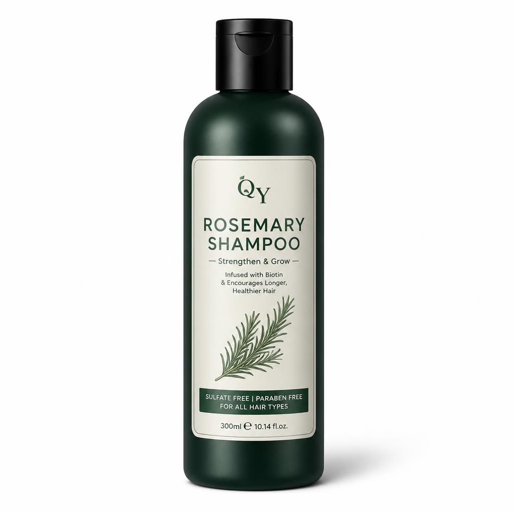 Rosemary Hair Growth Shampoo — QY private label packaging